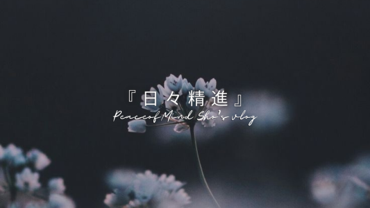 日々精進
